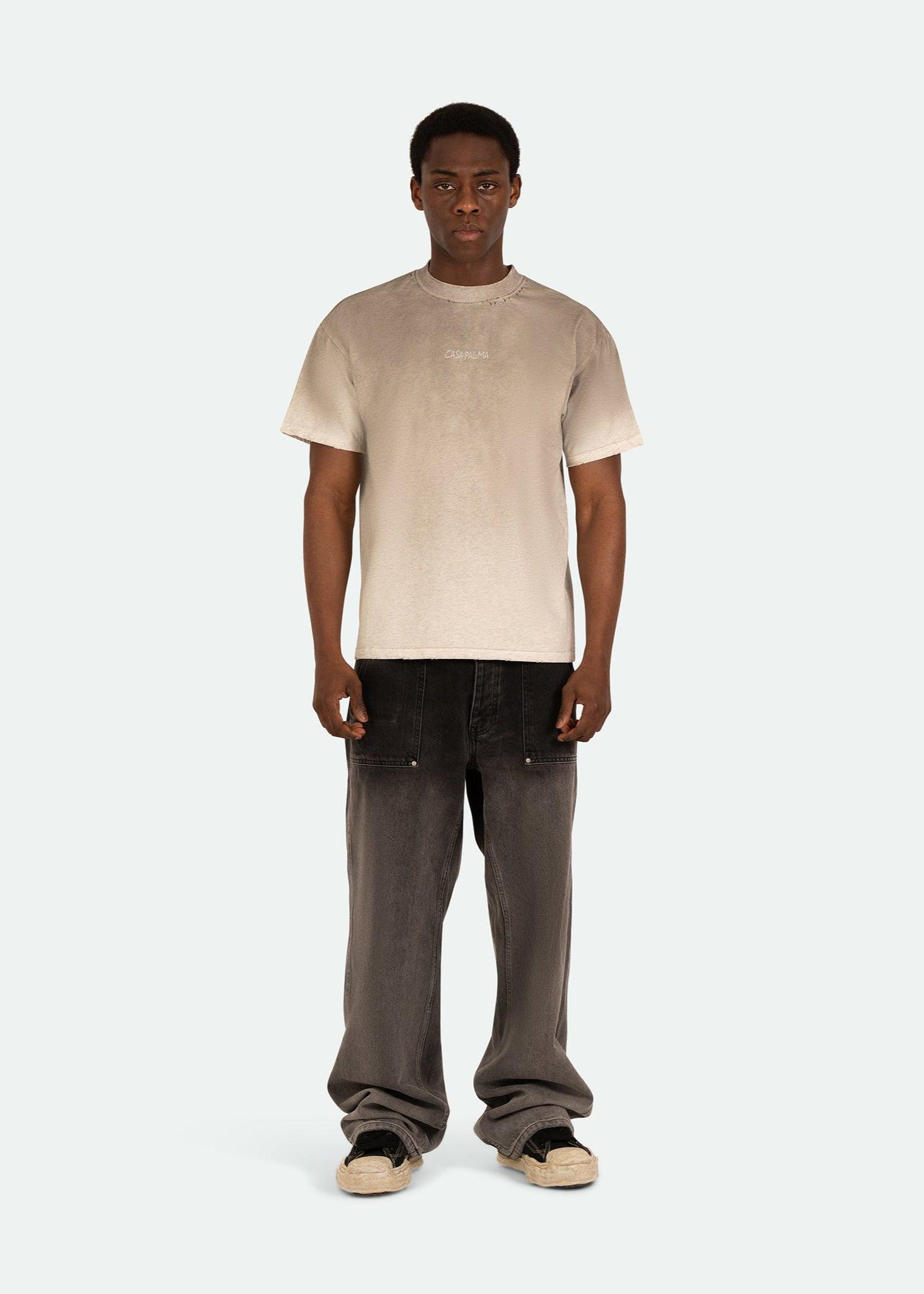VINTAGE WASHED FRAYED A TEE