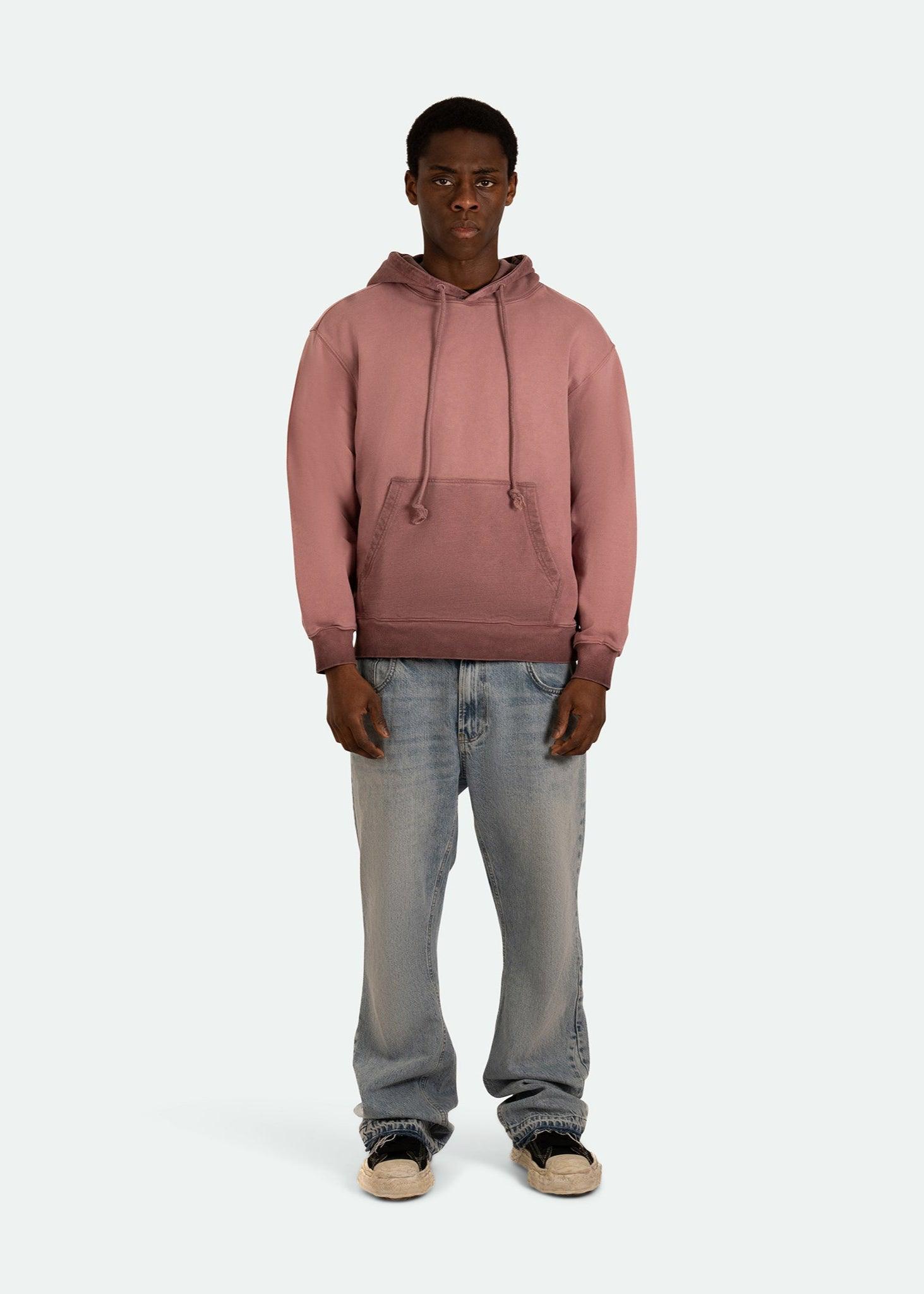 OMBRE VINTAGE WASHED COLOURPOINTED B HOODIE