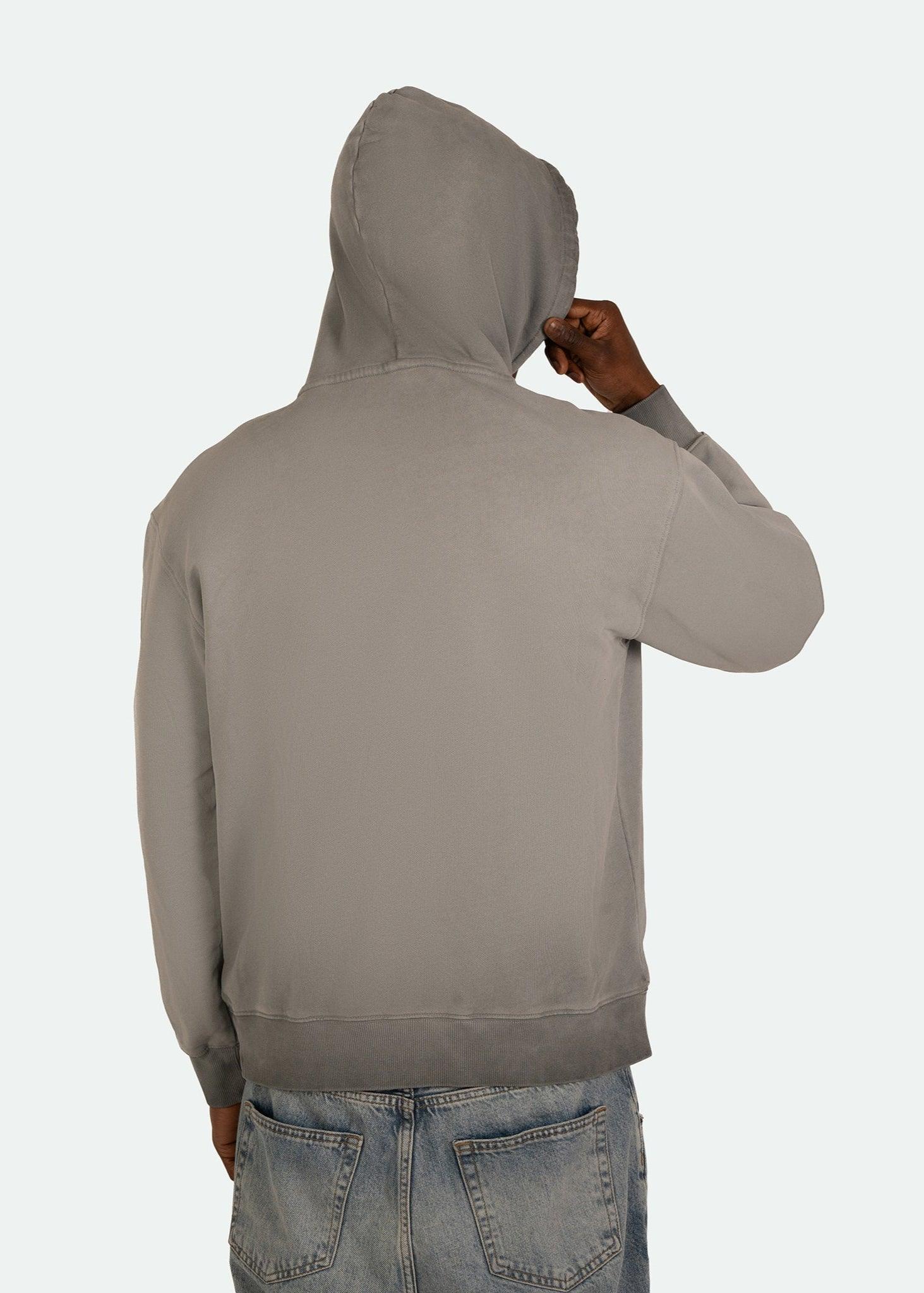 OMBRE VINTAGE WASHED COLOURPOINTED A HOODIE
